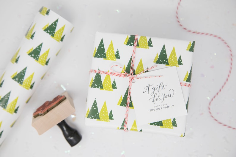 with love, CUSTOMIZED Hand Lettered Rubber Stamp A gift for you..