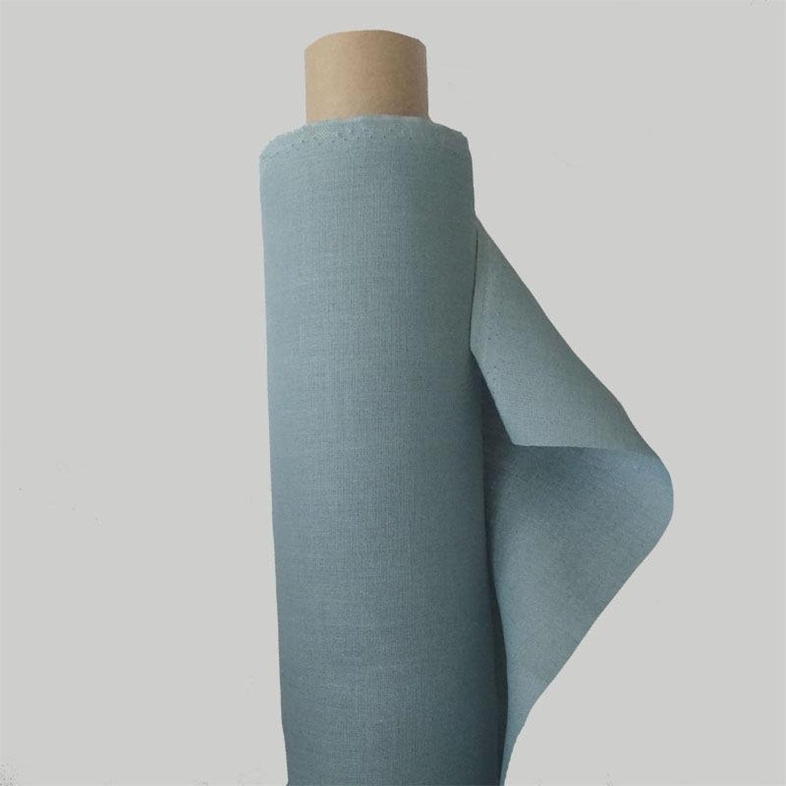 Duck Egg Blue Linen Fabric 150cm Etsy UK