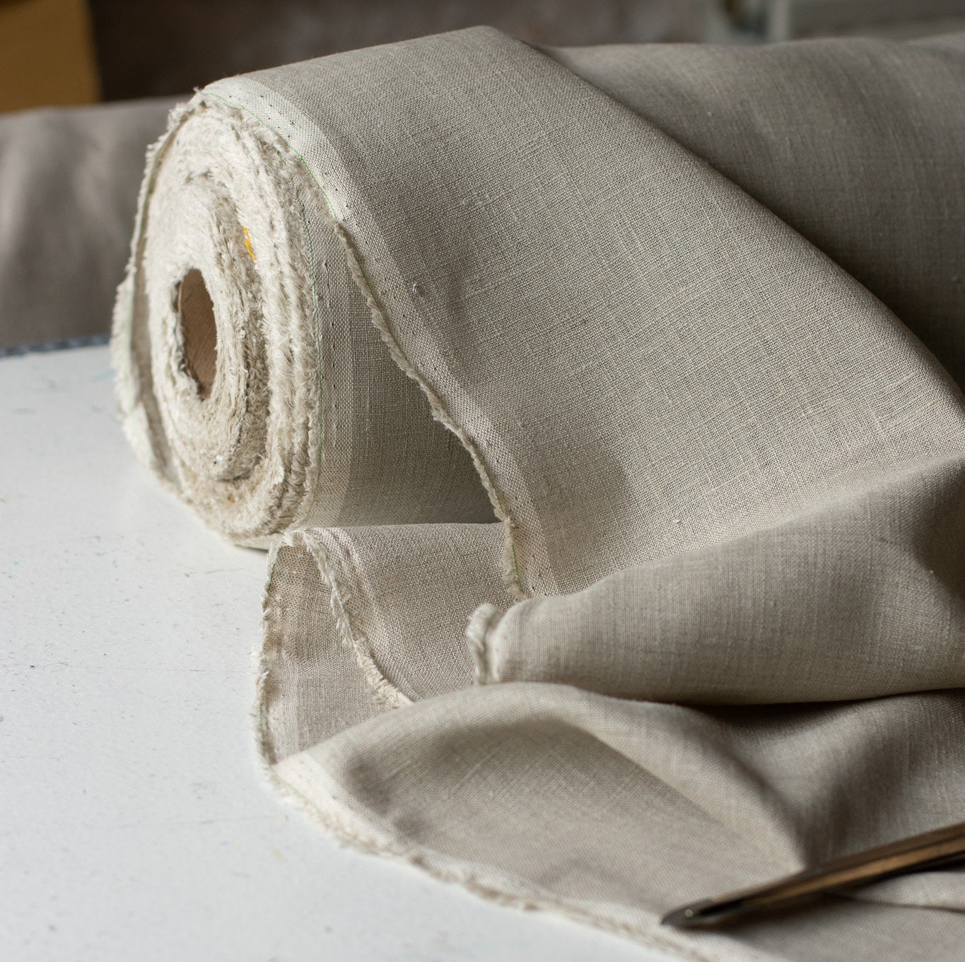 Japan Nature 100% tela de lino para ropa, decoración del hogar