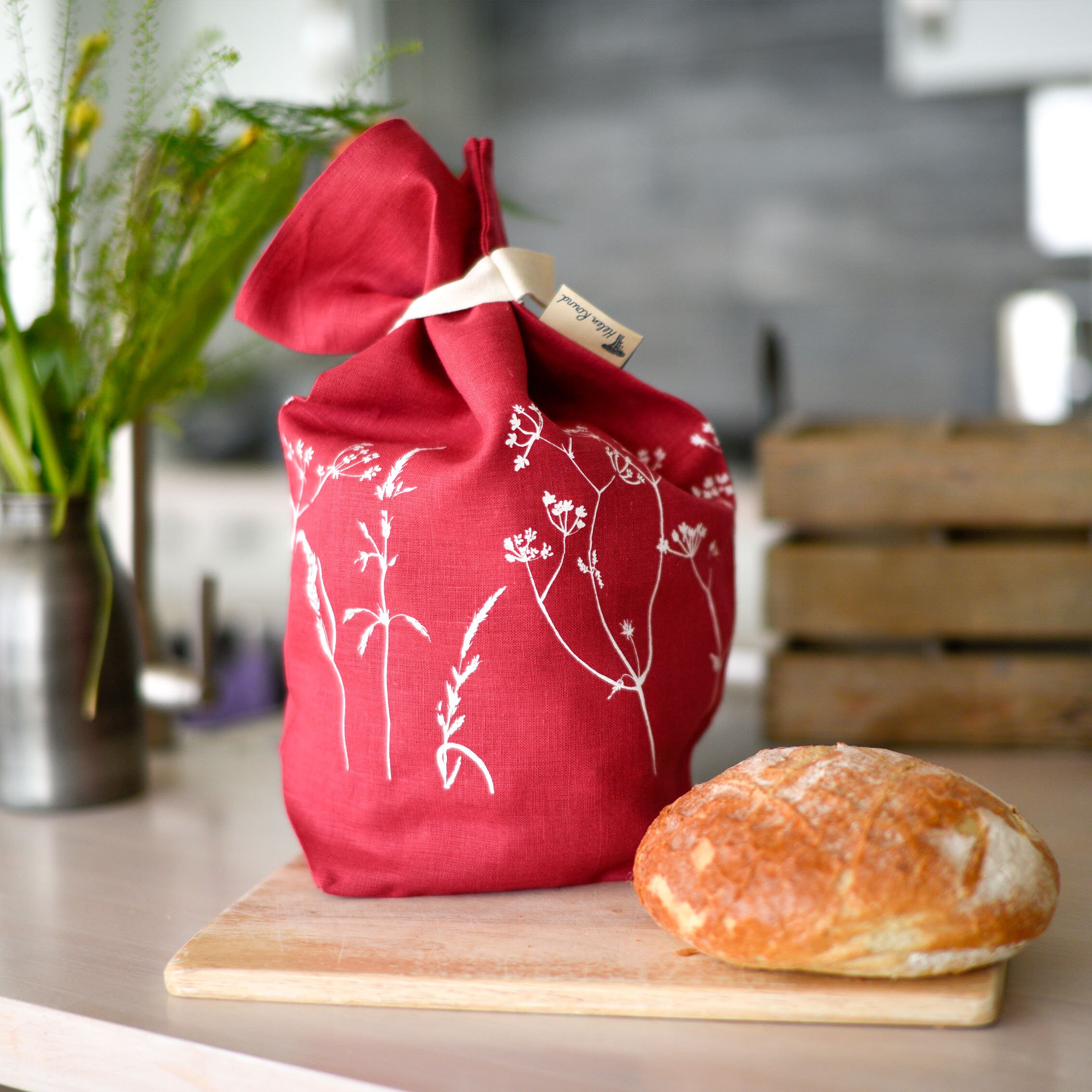 Linen Bread Bag Perfect Storage for Bread Rolls and Etsy