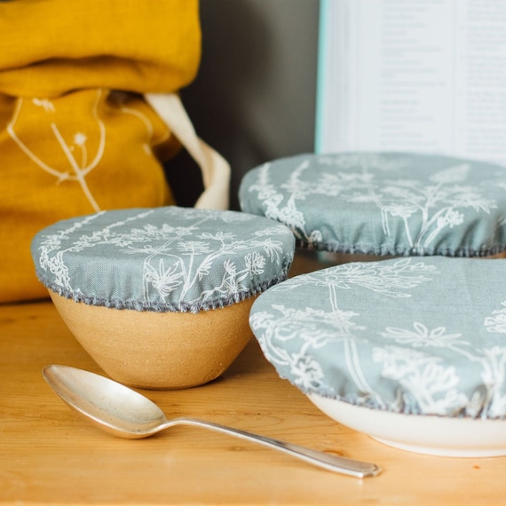 Reusable Linen Bowl Covers