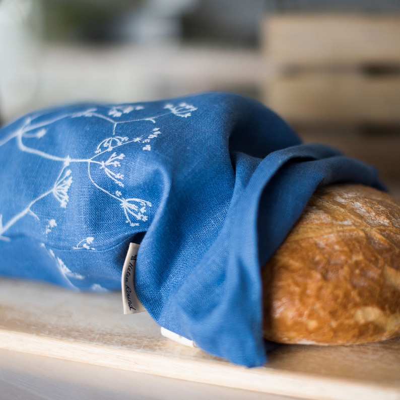 Linen Bread Bag Perfect Storage for Bread Rolls and Etsy