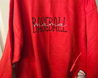 Geborduurd sportshirt op maat | T-shirt van het basketbal van het honkbal | Gepersonaliseerde naamshirt | Game Day-T-shirt