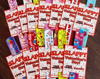 Slappy Valentine's Day Slap Bracelets *Assembled & Personalized*