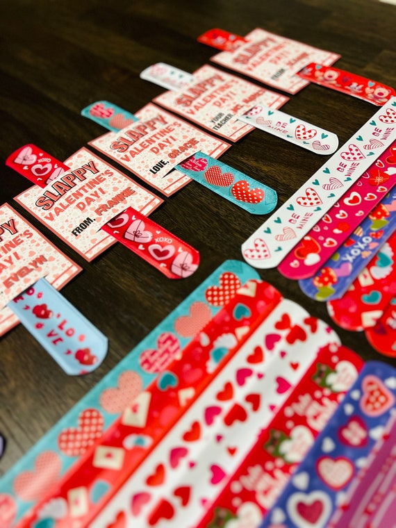 Free Printable Slap Bracelet Valentine - Creative Ramblings