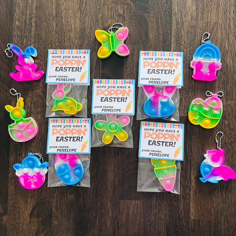 Easter Pop-It Keychains *Assembled & Personalized*