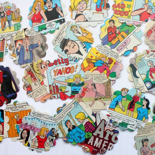 Archie Confetti, Archie Comics Confetti, Archie Ephemera,  Archie Comics Scatters, Archie Scatters, Archie Scrapbook