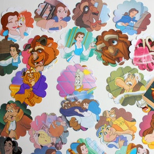 Dispersores de La Bella y la Bestia, Fiesta de Princesas, Tema de Princesas, Confeti de La Bella y la Bestia, Confeti de Princesas, Dispersores de Princesas