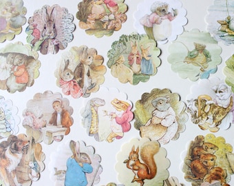 Confeti de Beatrix Potter, Decoración de Beatrix Potter, Decoración de Peter Rabbit, Tema de Beatrix Potter, Decoración de baby shower,