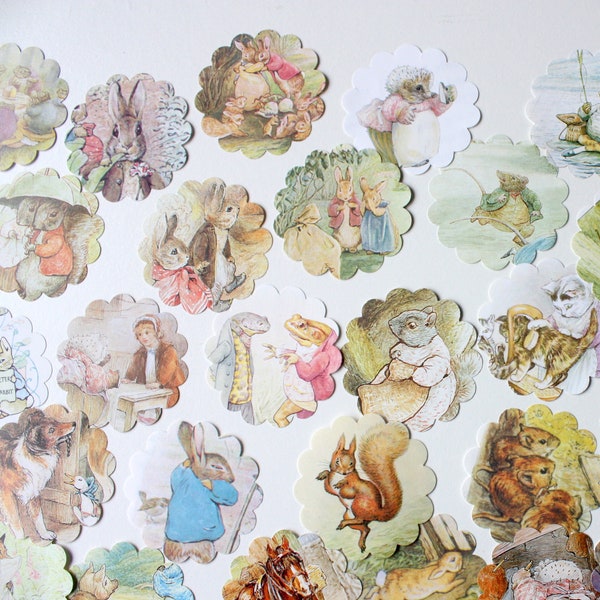 Beatrix Potter Confetti, Beatrix Potter Decor, Peter Rabbit Decor, Beatrix Potter Theme, Baby Shower Decor,