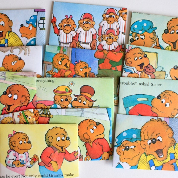 Berenstain Bears Stationary, Berenstain Bears Envelopes. Storybook Envelopes,  Children's Envelopes, Bears Ephemera