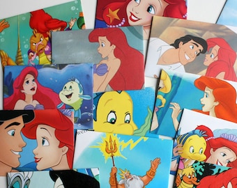 Kleine Meerjungfrau Umschläge, Kleine Meerjungfrau Party, Prinzessin Party, Kleine Meerjungfrau Thema, Prinzessin Dekor, Ariel