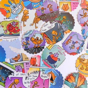 Dog Man Scatters, Dog Man Confetti, Tema Dog Man, Festa Dog Man, Ephemera Dog Man