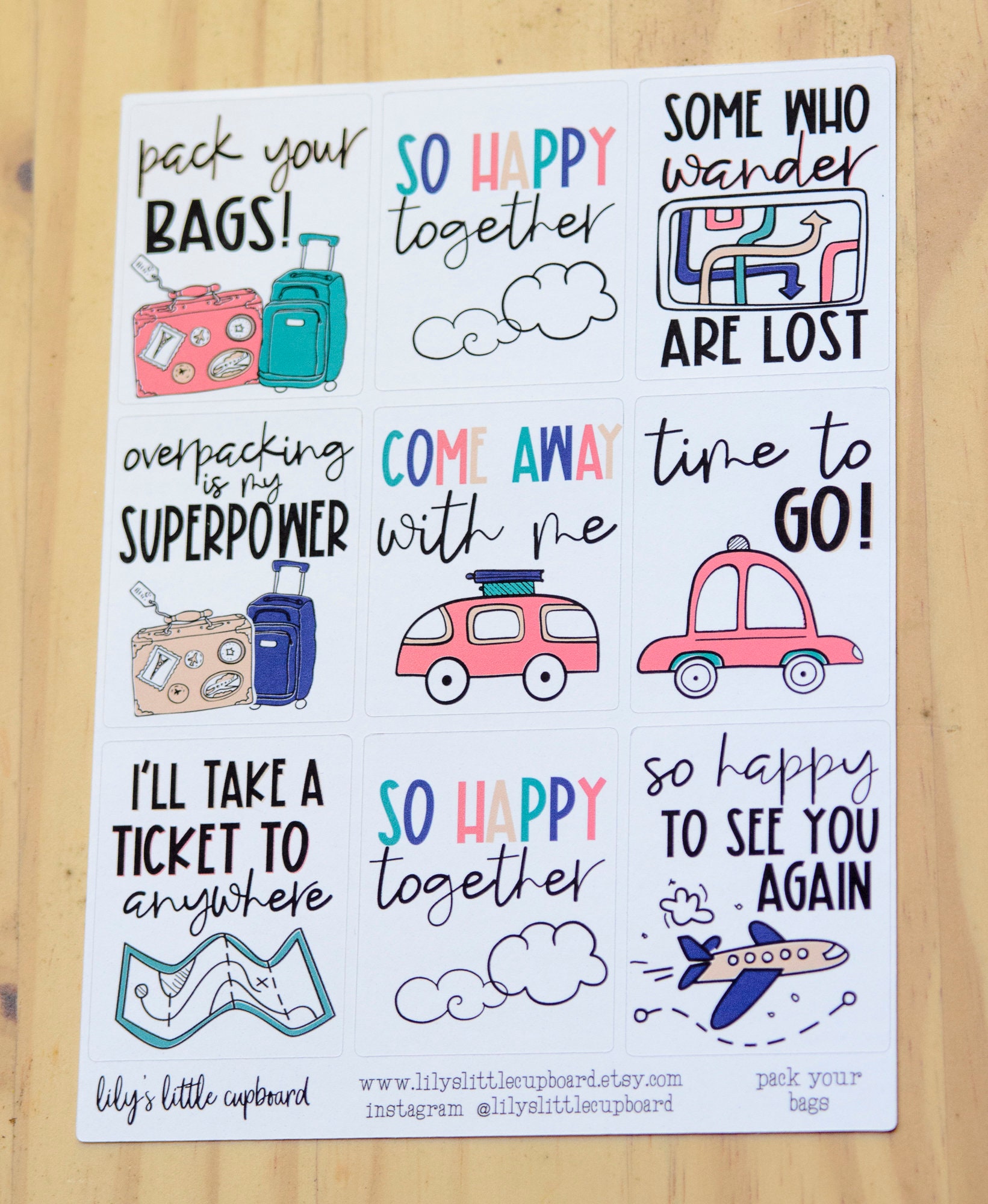 stickers travel box