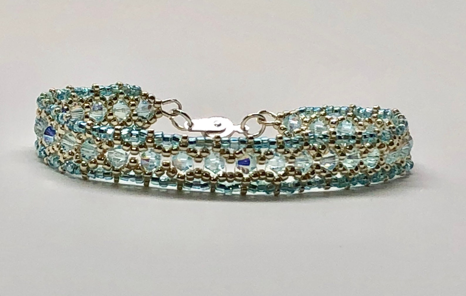 Crystal Lace Bracelet in Assorted Color Choices Etsy