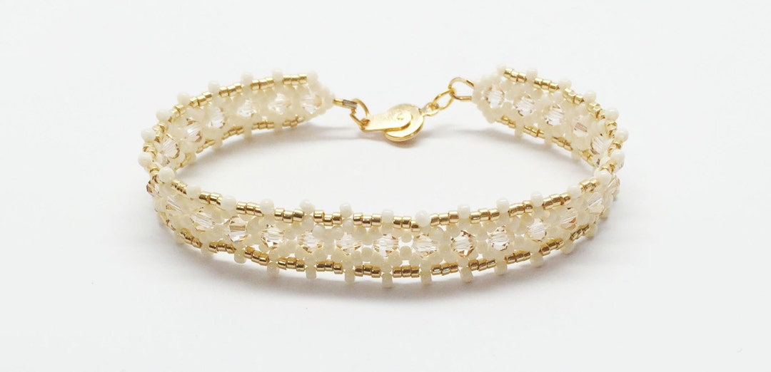 Crystal Lace Bracelet in Assorted Color Choices Etsy
