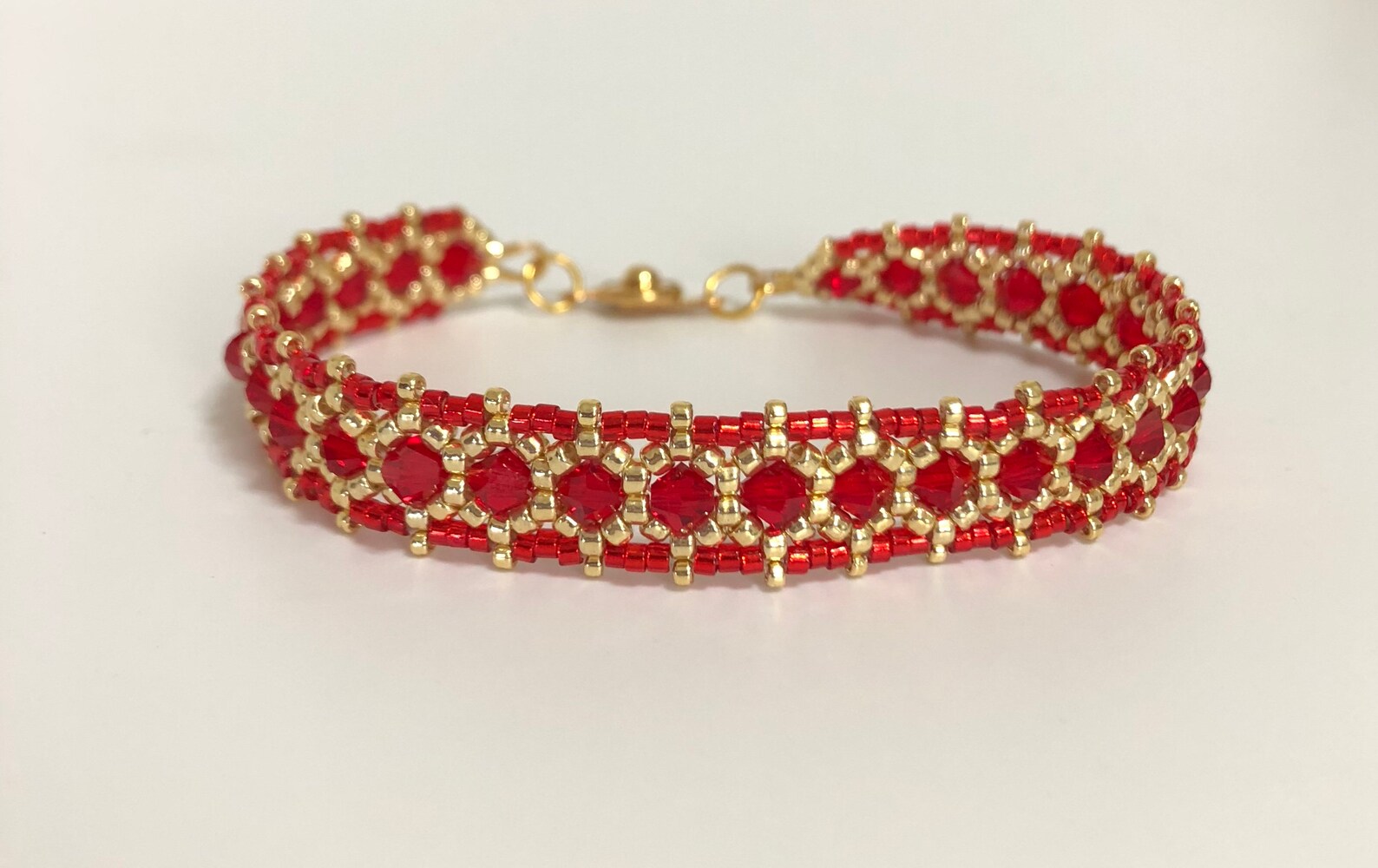 Crystal Lace Bracelet in Assorted Color Choices Etsy