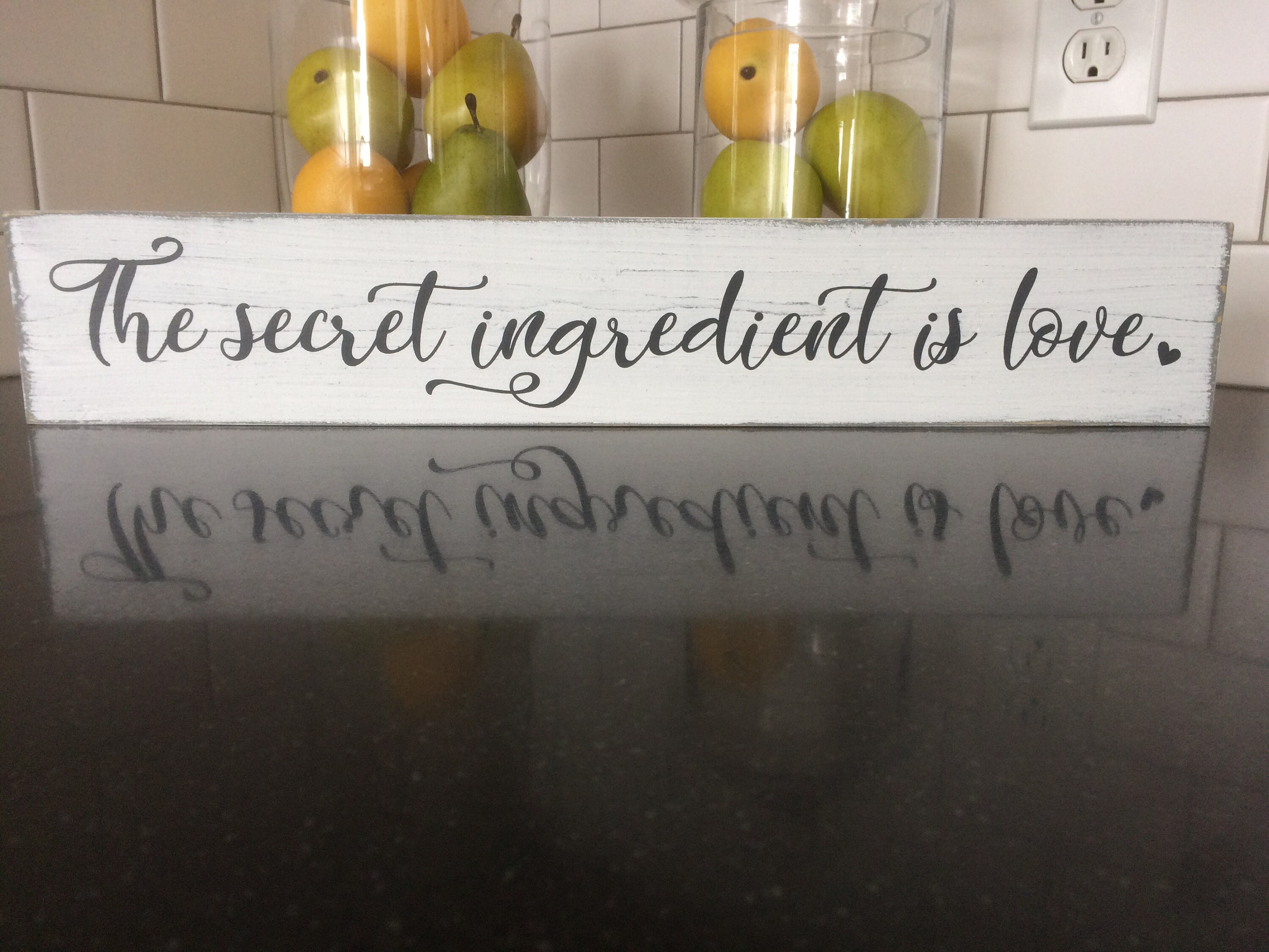The Secret Ingredient is Love Sign Perfect Gift for the Etsy