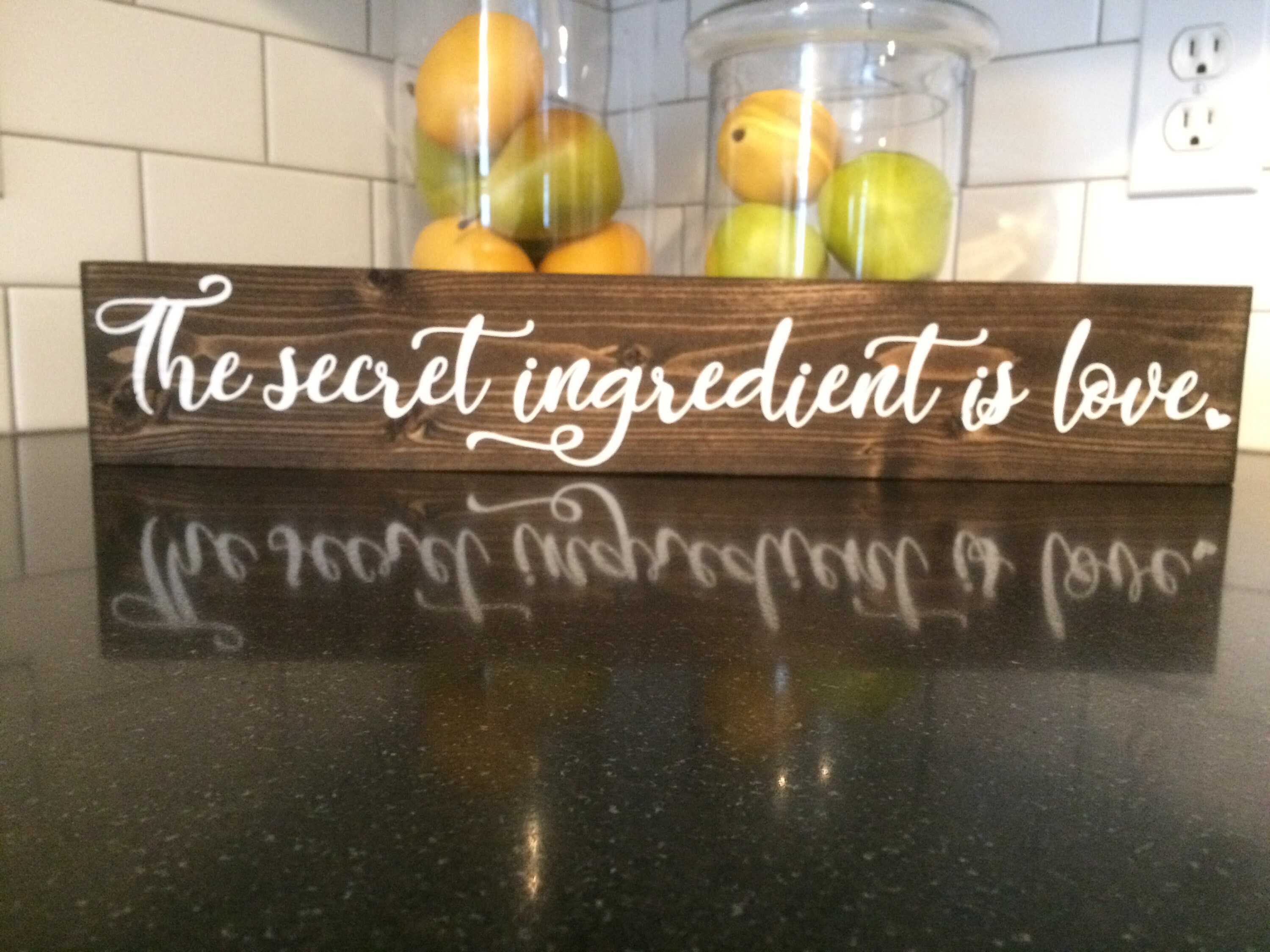 The Secret Ingredient is Love Sign Perfect Gift for the Etsy