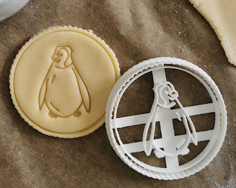 Penguin cookie cutter, animal biscuit cutter set, 3D printed