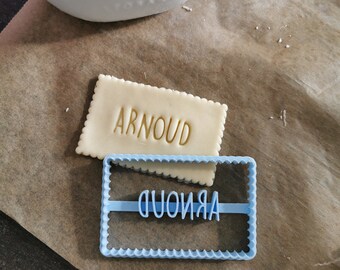 Custom cookie cutter, Name fondant cutter, personalized gift