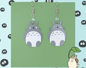 Totoro-örhängen, Studio Ghibli-present, min granne Totoro 3D-utskriven