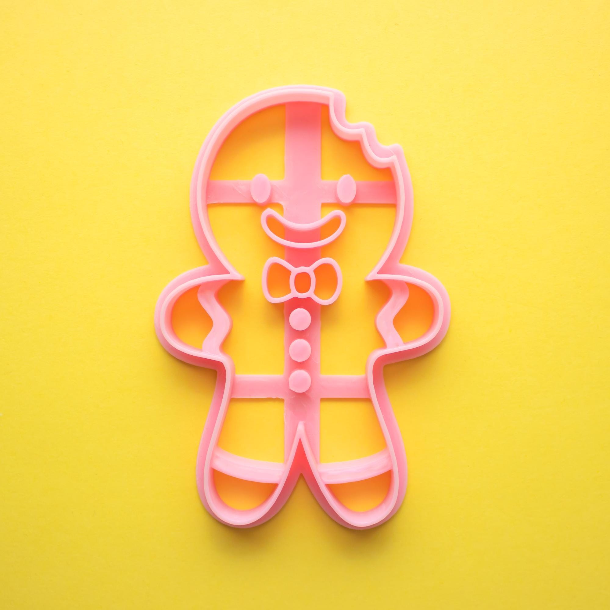 Gingerbread Man Cookie Cutter - Christmas Cookie Cutter - Winter - With ...