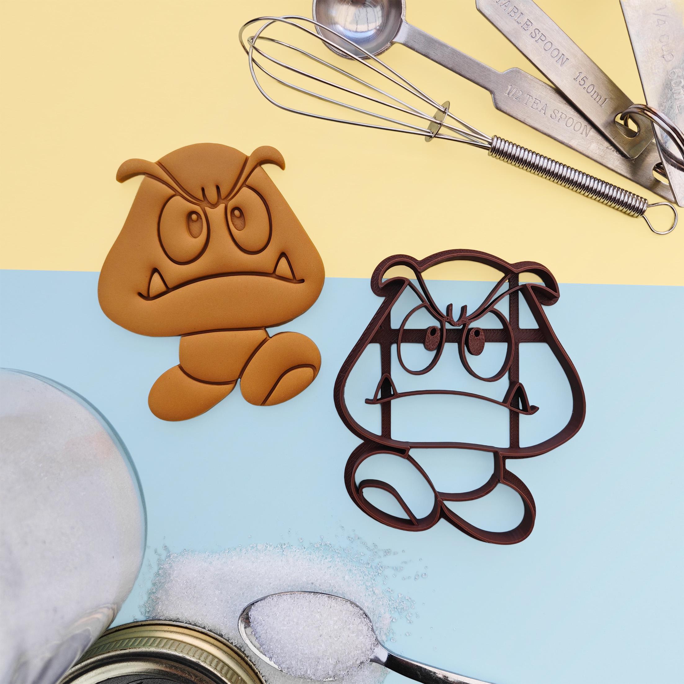 3d Goomba Paper Craft - Etsy, image size:2205x2205