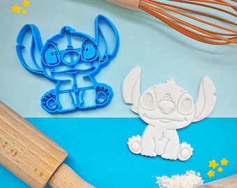 Stitch cookie cutter: Fondant cutter from Lilo and Stitch 3D printed