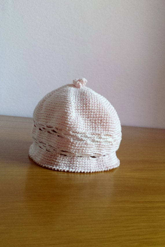 Rose Chapeau Pour Bebe Fille 0 3 Mois Etsy Canada