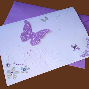 Carte de voeux PAPILLON