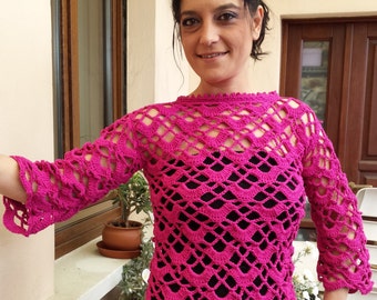 Prezzi scontati e collezioni alla moda fucsia, maglione | Drezzy