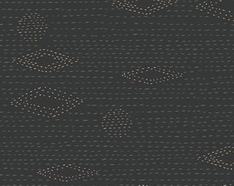 AGF | Kantha Charcoal | Sharon Holland | Kismet | 100% Quilting Cotton