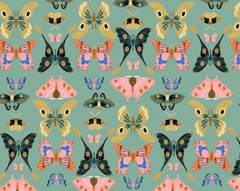 Dear Stella - Butterflies from Flora & Fauna Collection - 100% Cotton Quilter Weight