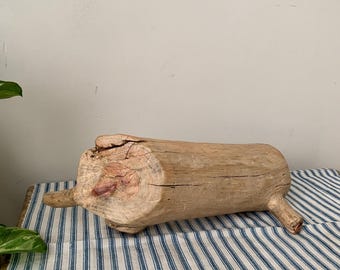 Souche de branche d'arbre, sculpture abstraite naturelle, centre de table ou présentoir de table basse, projets de terrarium bricolage