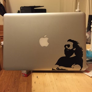 Jerry Garcia vinyl sticker