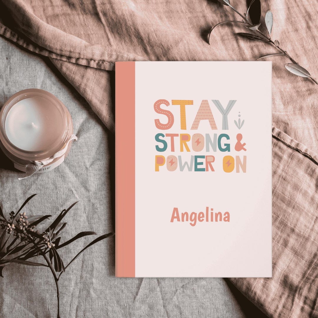 Personalized Notebook, Empowering Hardcover Journal With Positive ...