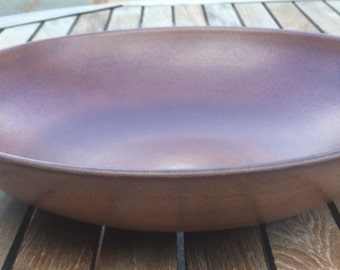 Large Heath Pottery Sausalito Bowl Redwood Pattern 13"