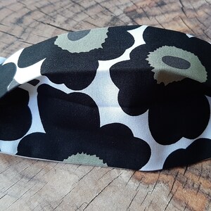 Washable Handmade Face mask with Marimekko fabric from Finland image 4