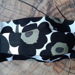 Washable Handmade Face mask with Marimekko fabric from Finland image 3