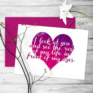 Carta digital de San Valentín. Descarga instantánea. Carta romántica. Tarjeta de San Valentín. Carta imprimible.