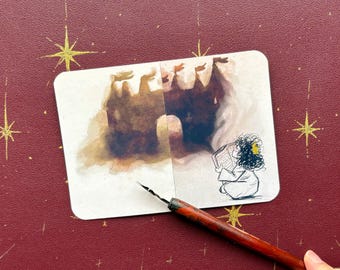 Handmade Fairytale Valentine's Card - Vintage Children's Illustration