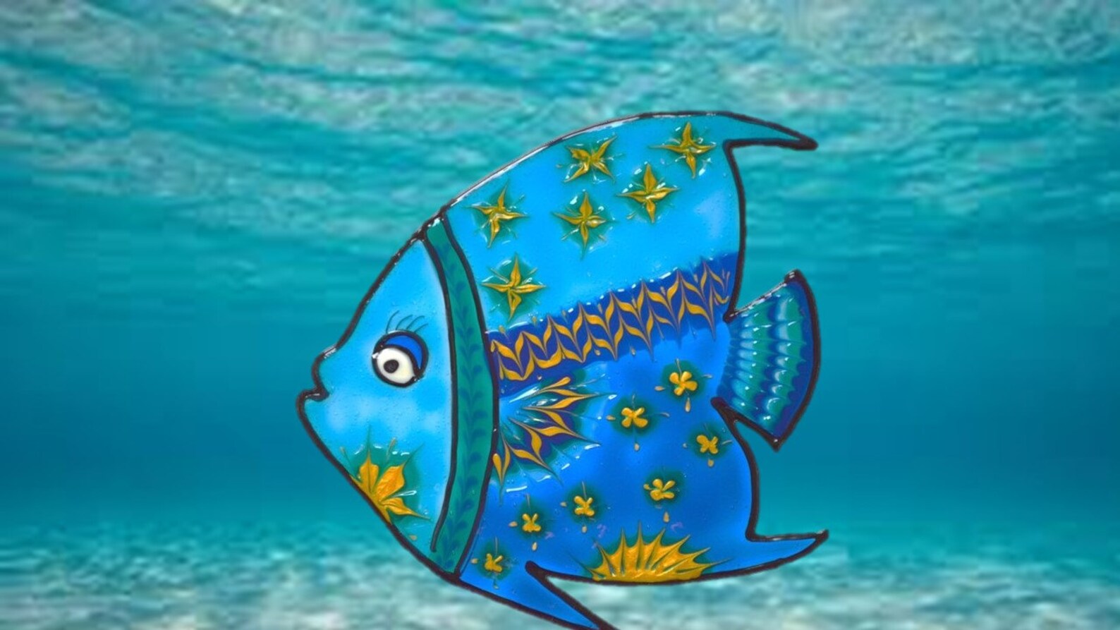 Fish Wall Decal Nautical Decal Bathroom Art Fish Decal Etsy