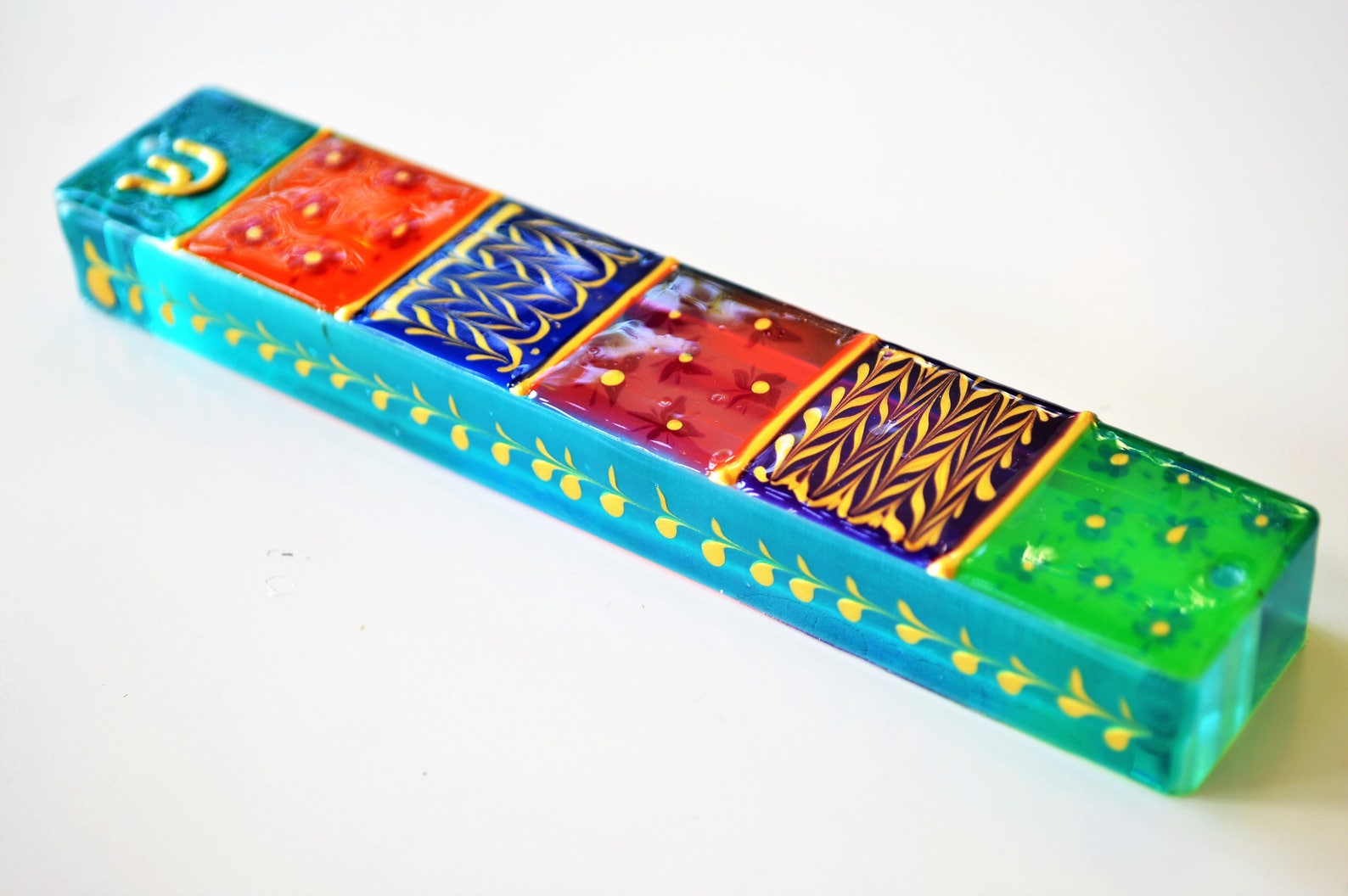 Contemporary Unique Mezuzah Case Fits 3.9 and Etsy