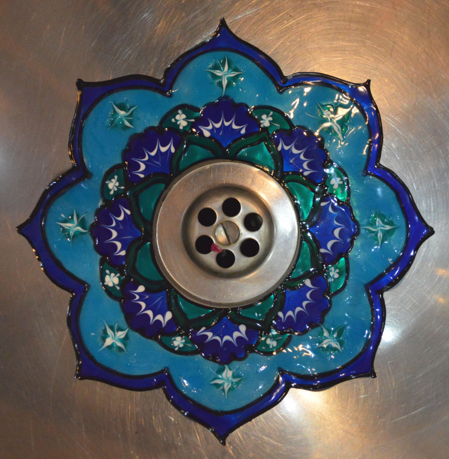 Sink Mandala Decal Design Sink Bathroom Decoration Unique Etsy