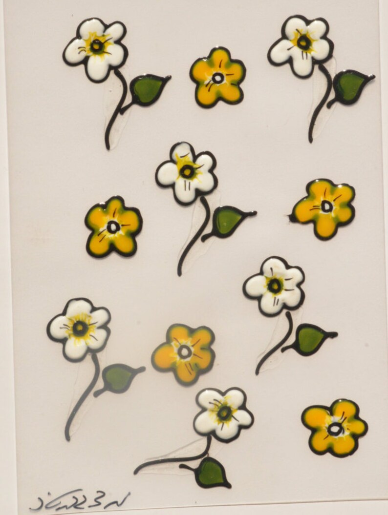 Scattered Flowers Window Decals Window Stickers Flowers in Etsy