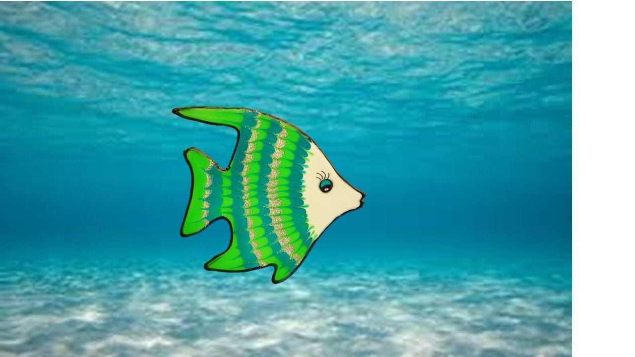 Fish Decal Nautical Decal Tile Stickersceramic Decals - Etsy