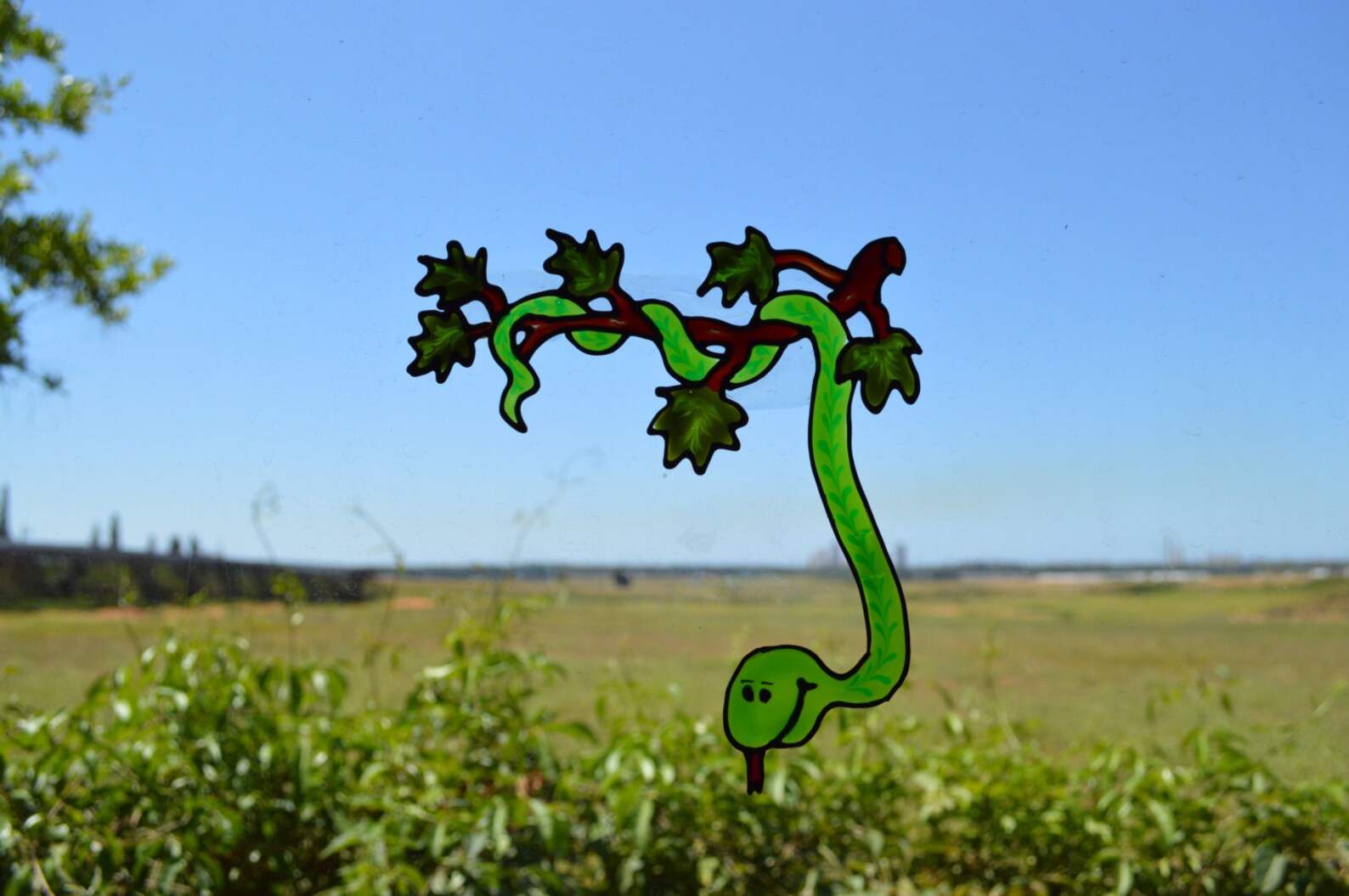 Snake Window Clingglueless Window Stickerstained Glass Kids Etsy