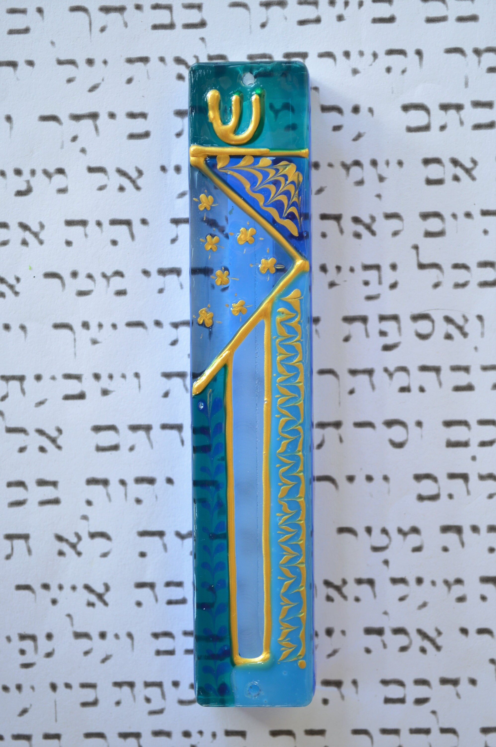 Mezuzah Case Jewish Mezuzah Kosher Mezuzah Case Handpainted Etsy