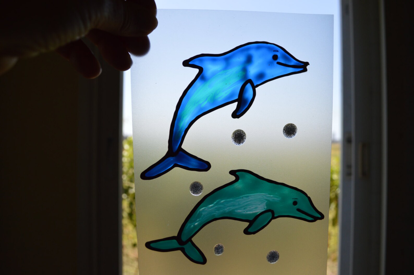 Delphin Kunst Delphin Aufkleber Badezimmer Kunst Fliesen | Etsy